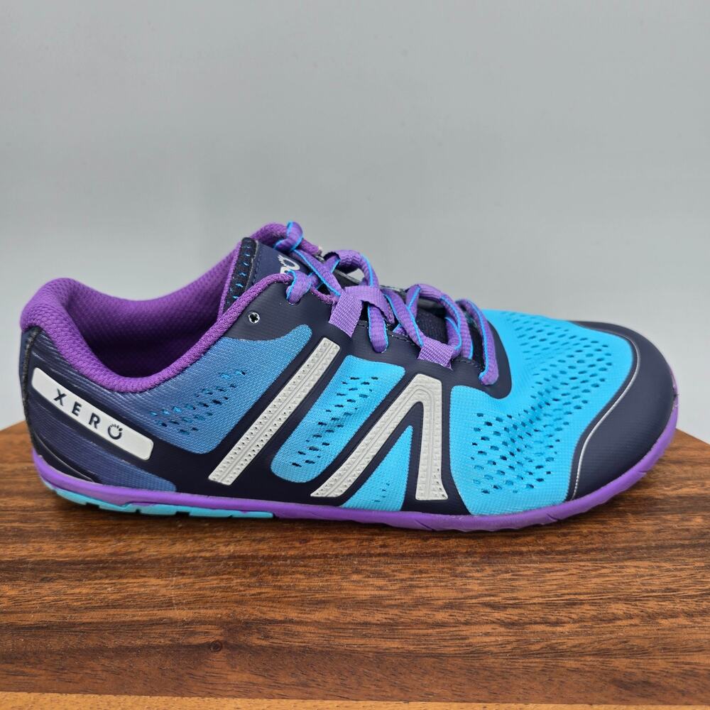 Xero HFS Shoes Womens 7.5 Blue Purple Barefoot Minimalist Running Sneakers
